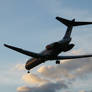 SAS MD87 evening arrival