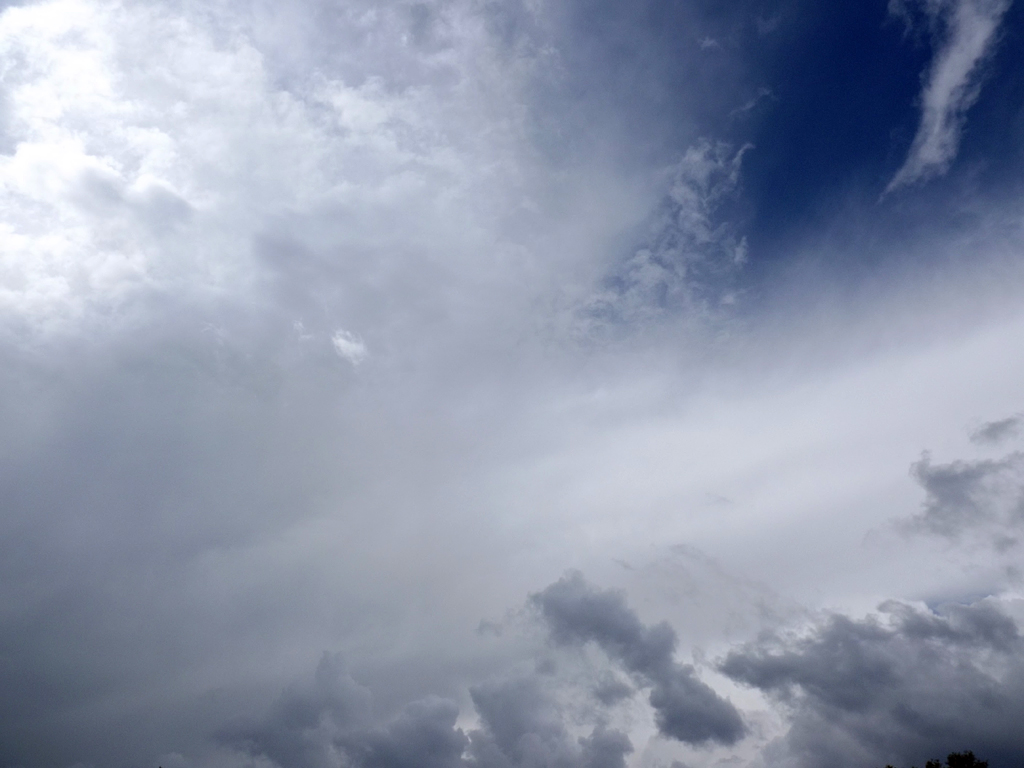 Stormy clouds moving closer