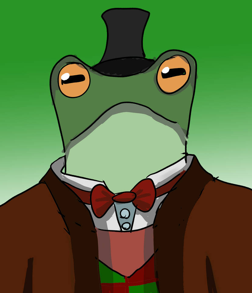 Fancy Frog by JaxTea on DeviantArt