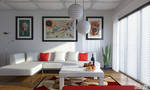 modern livingroom by svenart