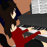 Jess playing the piano