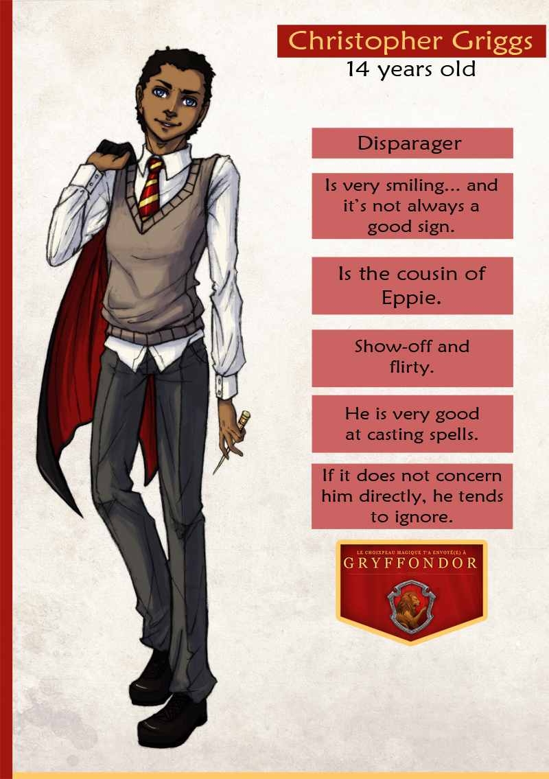 Harry Potter Oc Christopher Griggs by LaLunatique on DeviantArt