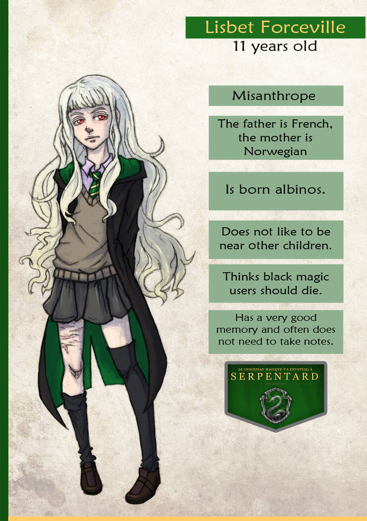 Harry Potter OC Lisbet Forceville by LaLunatique on DeviantArt