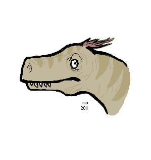 Raptor head view by Miukii-Asu on DeviantArt