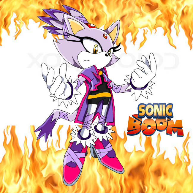 .:Sonic Boom! My versions:. Blaze the cat