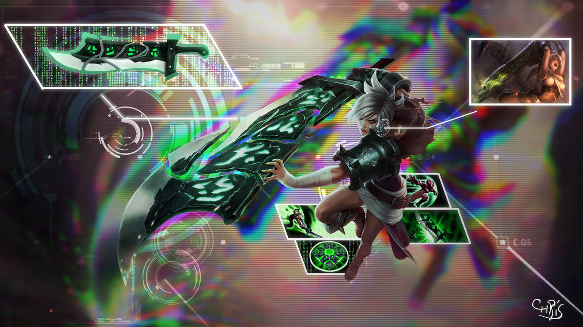 Riven Glitch Wallpaper Chris Edit by KPPOnline on DeviantArt