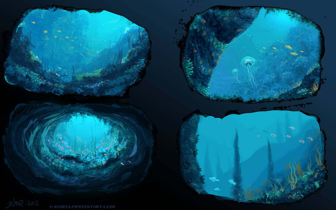 Environment 1, underwater practice by Kiarya