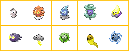 Castform Alternate Forms by AlbionDex on DeviantArt