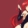 Highschool DxD : Rias Gremory Minimalist Wallpaper