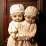 Golden Thread Doll Assemblage