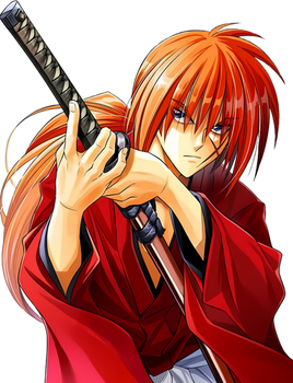 Samurai X Rurouni Kenshin Himura Render