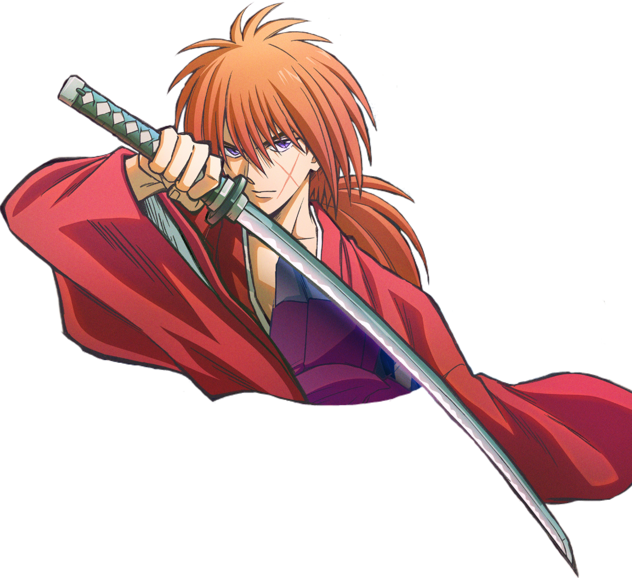 Rurouni Kenshin Himura PNG Render Samurai X by marcopolo157 on DeviantArt