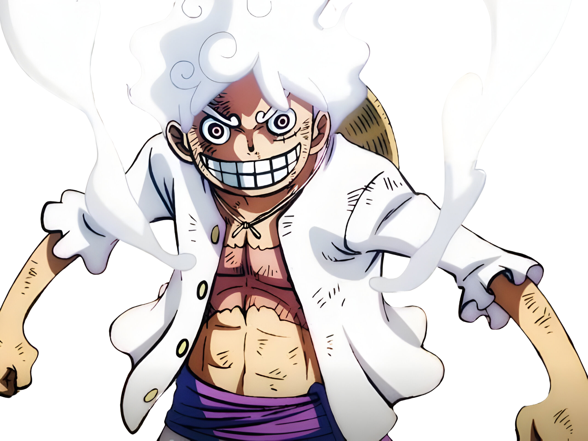 Gear 5 Monkey D Luffy Render PNG One Piece Jump by marcopolo157 on