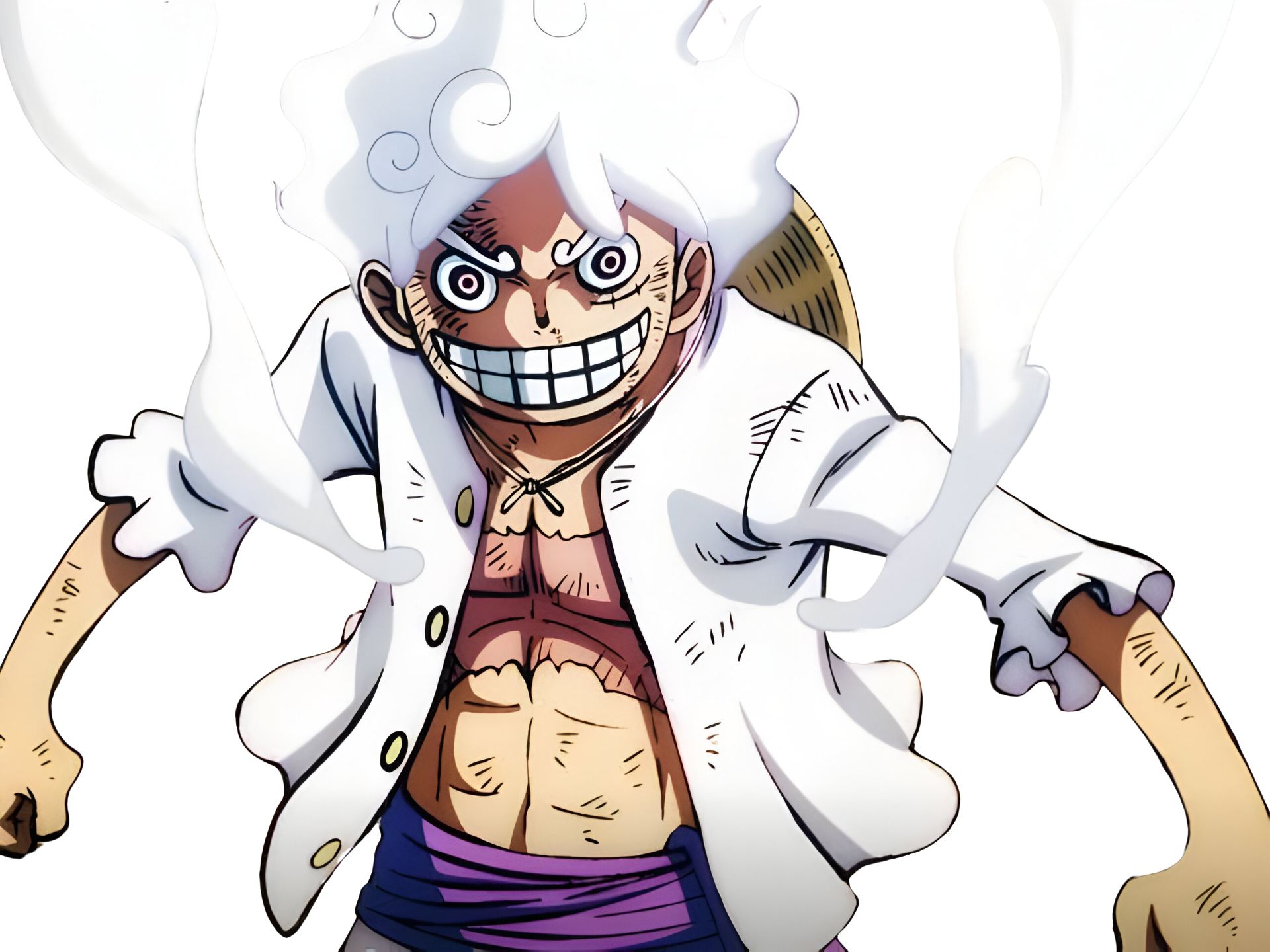 Luffy Gear 5 PNG by xxSOLOLEGIONxx on DeviantArt