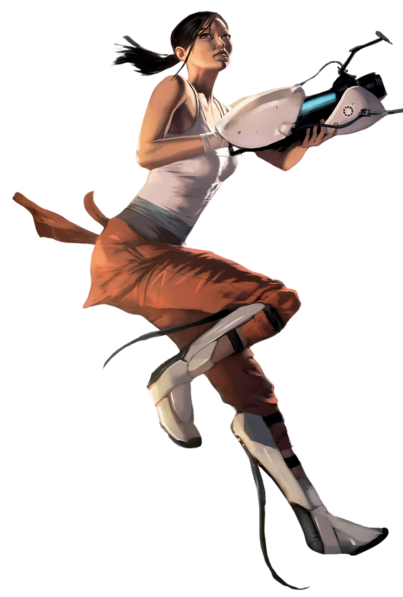 Chell Portal 2 PNG Render Valve Steam Half-Life by marcopolo157 on ...