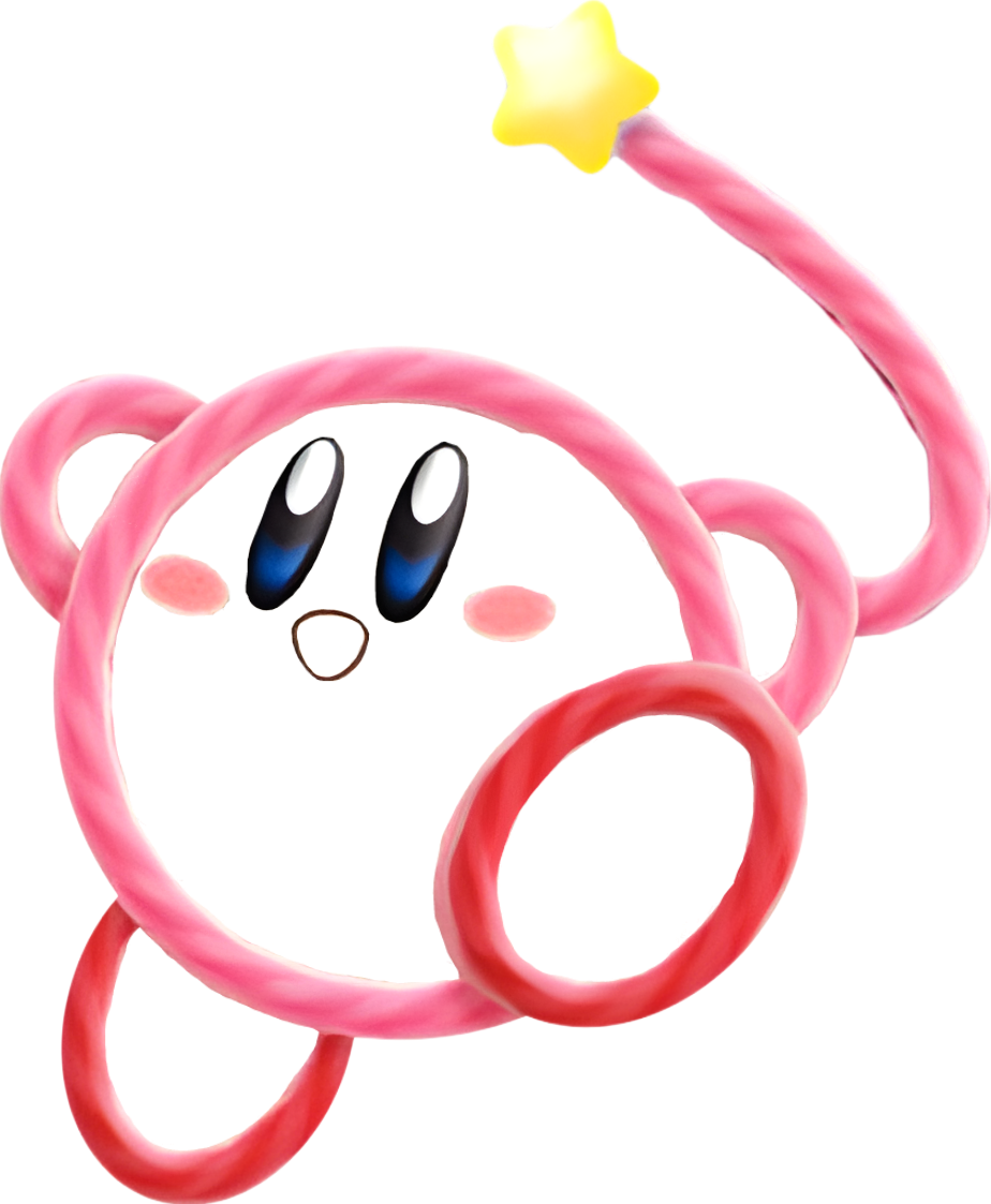 Yarn Kirby PNG Render Kirby Epic Yarn Nintendo HAL by marcopolo157