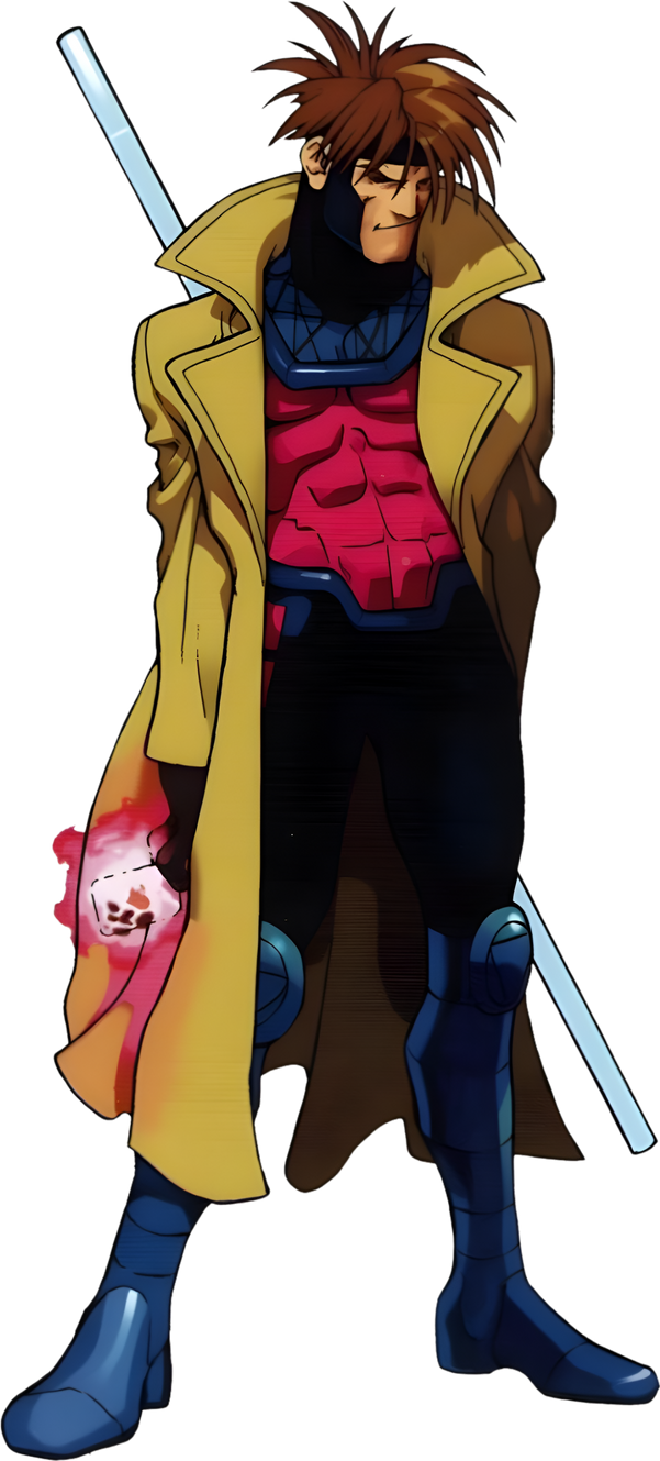 Gambit PNG Render Marvel VS Capcom X-Men Street by marcopolo157 on ...