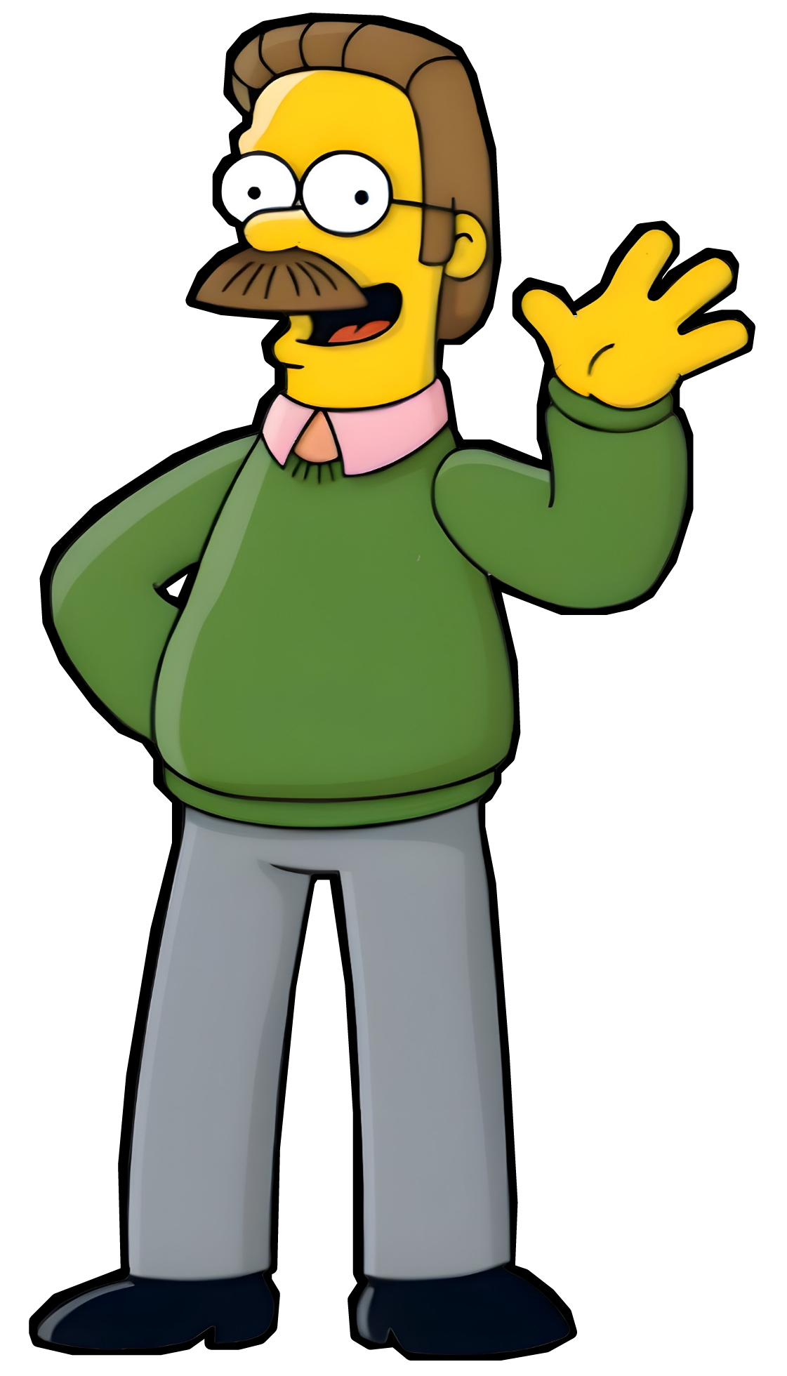Ned Flanders Render PNG The Simpsons by marcopolo157 on DeviantArt