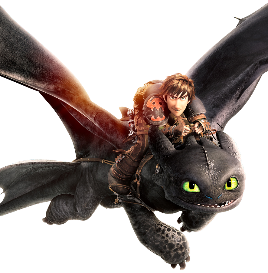 Hiccup And Toothless PNG Render by marcopolo157 on DeviantArt