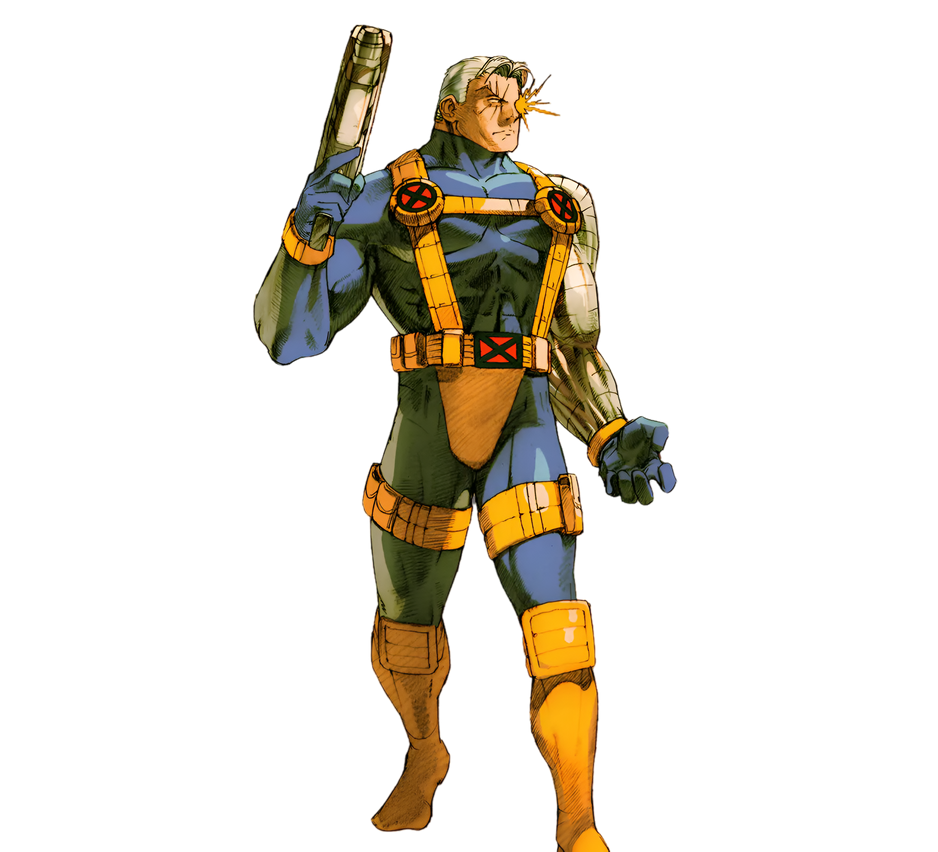 Cable Marvel VS Capcom 2 PNG Render by marcopolo157 on DeviantArt