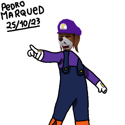 Count Rochefort as Waluigi by PedroMarqued on DeviantArt