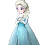 Queen Elsa as a chibi or some kinda