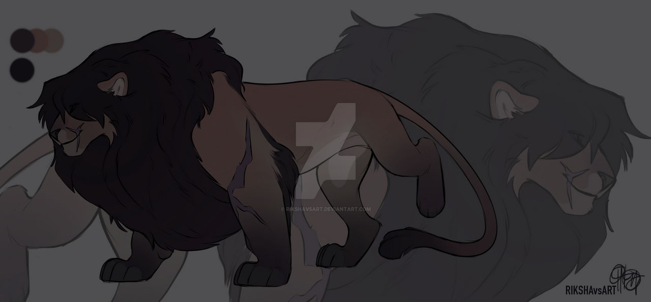 Lion Color Reference lion reference by RIKSHAvsART on DeviantArt