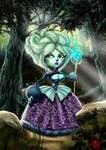 la dama del bosque v/ the lady of the forest by DavidLazzuri
