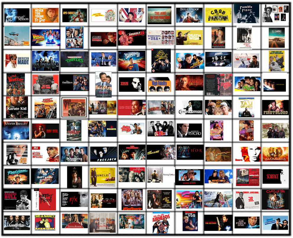 My Top 100 Favorite Movies by StevenStayner on DeviantArt My Top 100 Favorite Movies by StevenStayner on DeviantArt