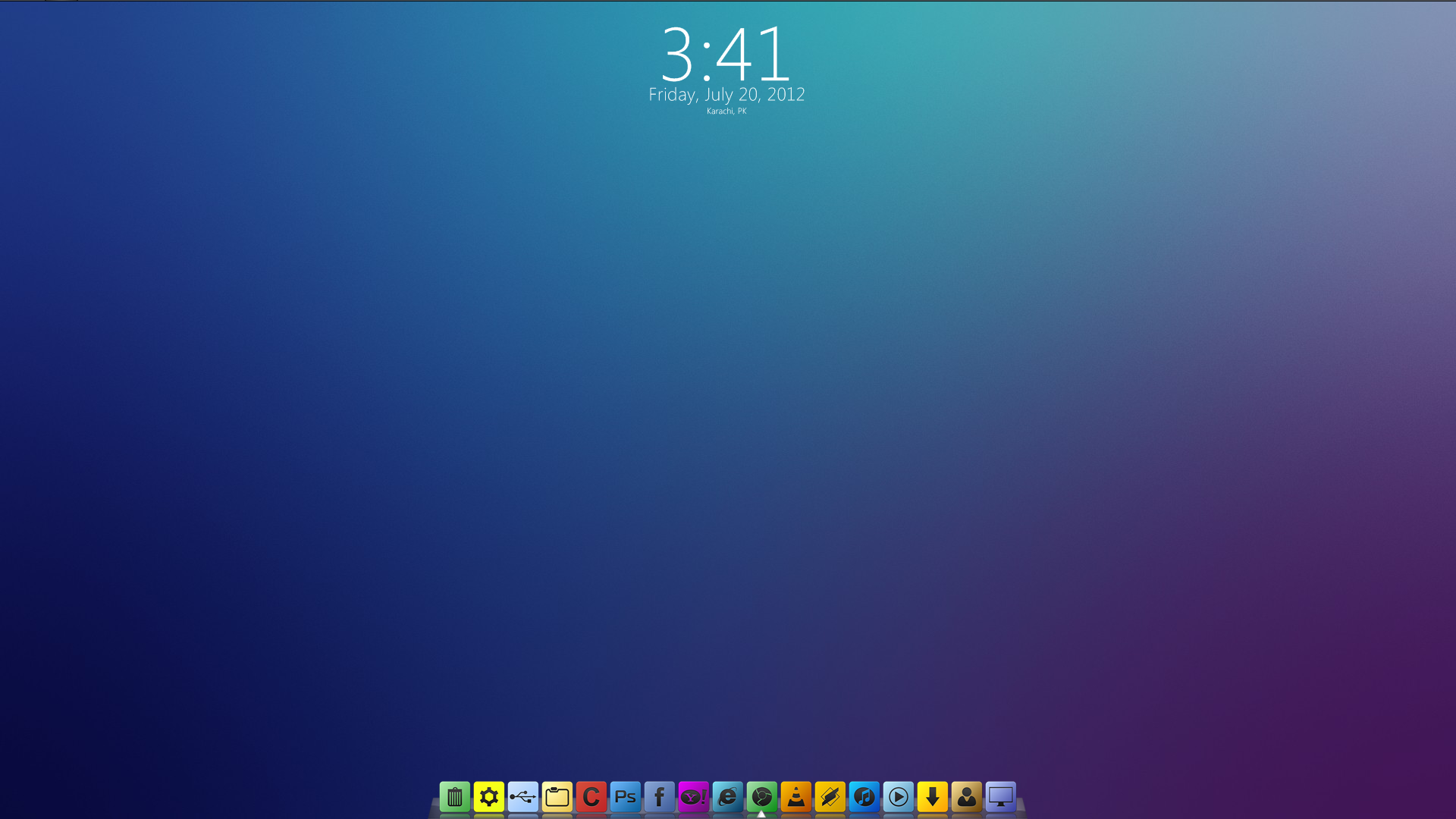 Windows 7  Simple Desktop