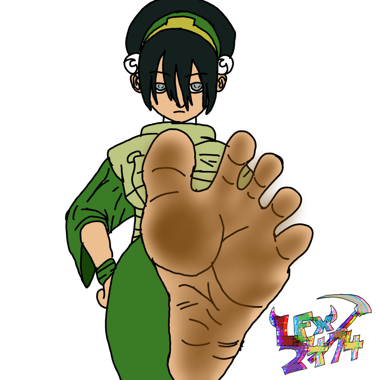 Toph feet POV (dirty) by Littlefox2474 on DeviantArt