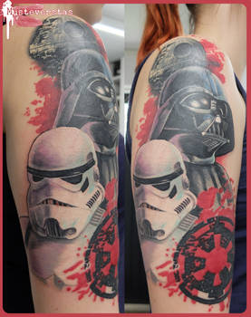 Star wars cover tattoo