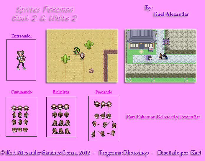 Sprites Mei Pokemon Black 2 White 2 Gba By Kaelalexander On Deviantart