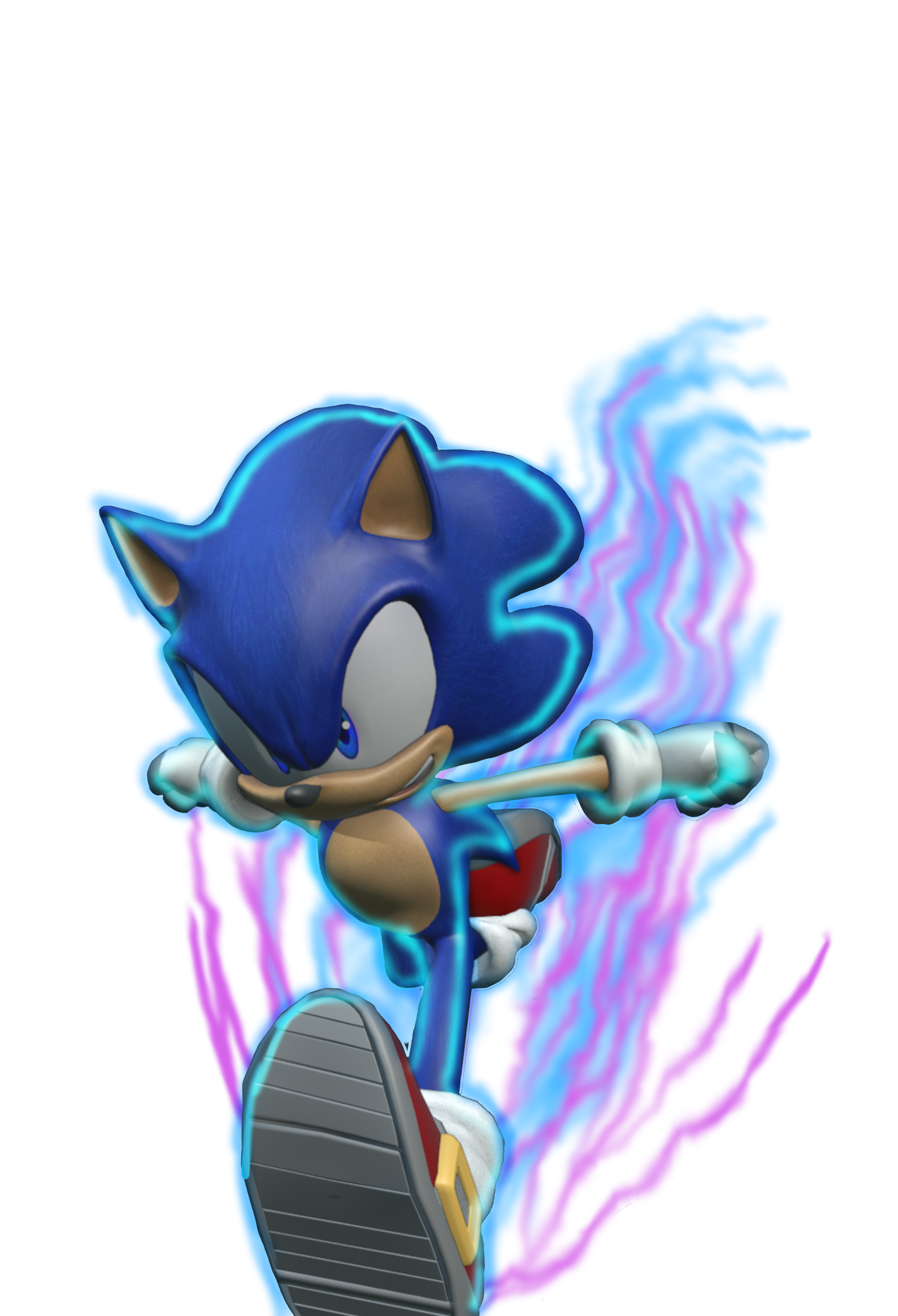 Hyper Sonic Rendering (Remake) by BrutalSurge402X on DeviantArt