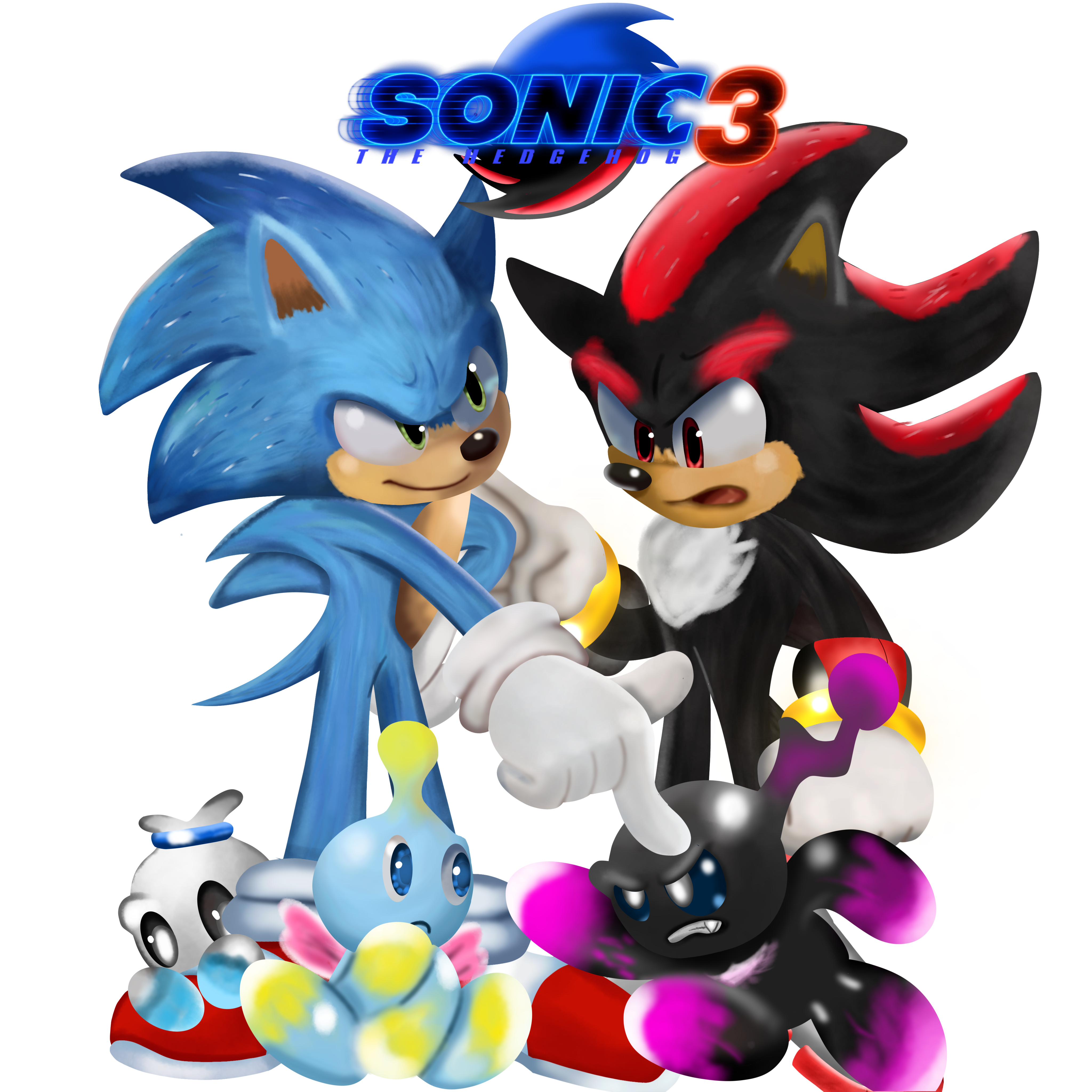 Sonic Movie 3 Poster - Sonic vs Shadow by lakitschis on DeviantArt