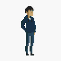 Pixel art animation - Boy!