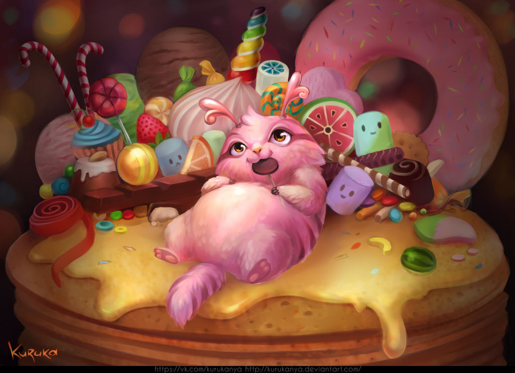 candy monster by Kurukanya on DeviantArt