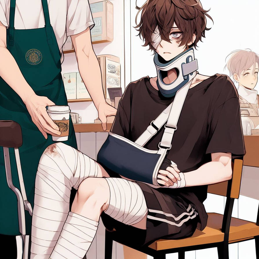 Ai Injured Anime Man By Thecrabster2 On DeviantArt ai-injured-anime-man-by-thecrabster2-on-deviantart