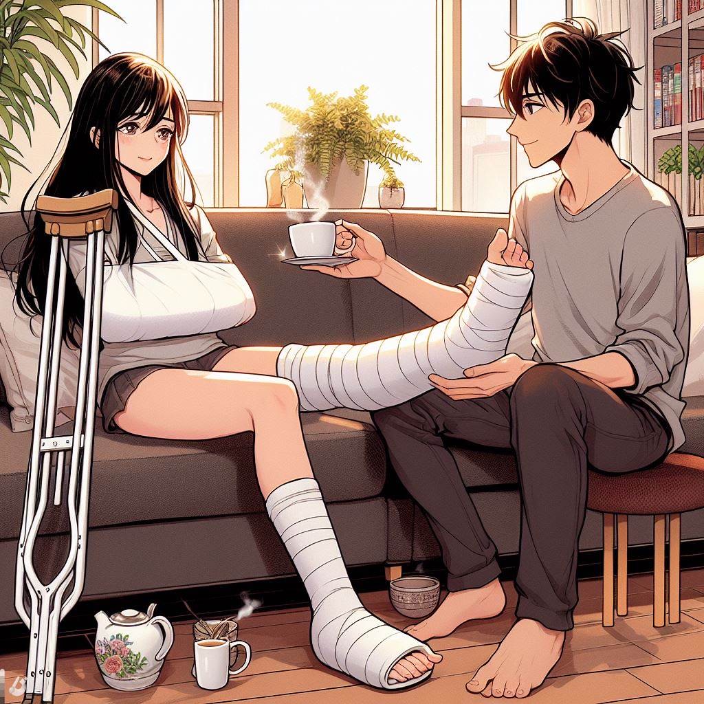 Injerd Ai Injured Anime Girl by thecrabster2 on DeviantArt