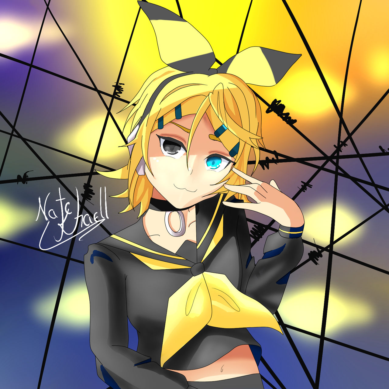 Kagamine Rin Rocks Kagamine Rin by ValacClara on DeviantArt