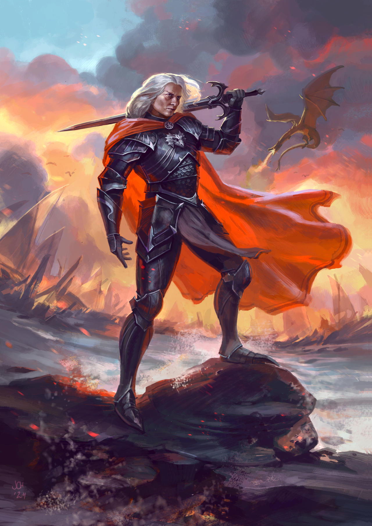 Daemon Targaryen by JoelChaimHoltzman on DeviantArt