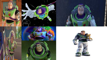 Buzz Lightyear Collage