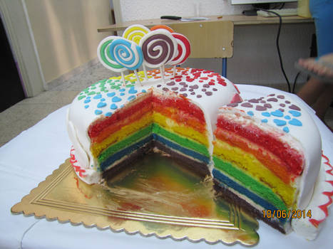 Rainbow cake