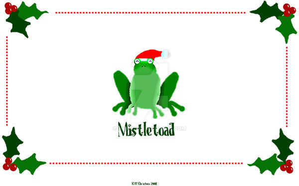 Mistletoad Mistletoad Wallpaper by Merice on DeviantArt