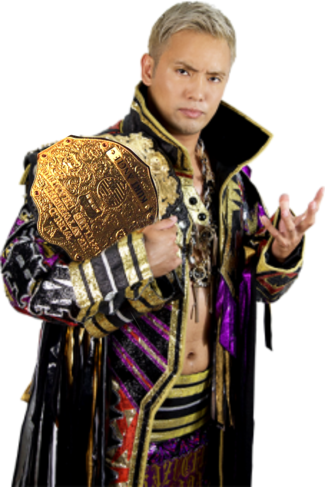 Kazuchika Okada Render World Heavyweight Champion by AOB-STUDIOS on ...