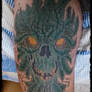 Skull Cannabis Tattoo