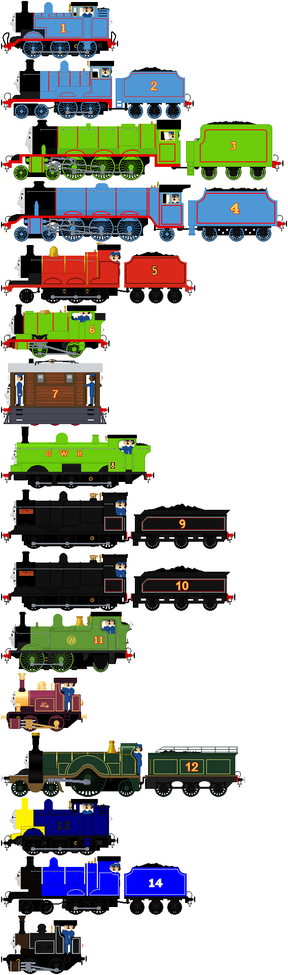 Thomas And Friends My Steam Team by jose99999999999 on DeviantArt