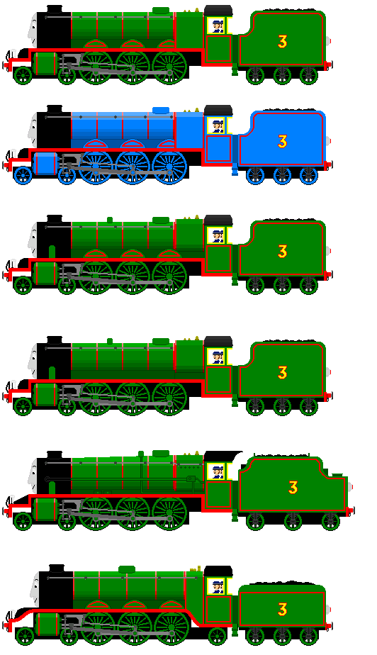 Locosprites Henry Deviantart Thomas Henry The Green Engine Timeline Sprite By J by jose99999999999 ...