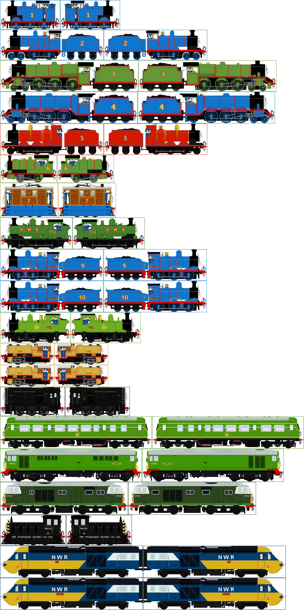 Thomas And Friends Rws Characters 2 by jose99999999999 on DeviantArt