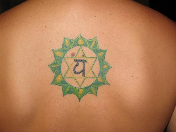 Anahata Heart Chakra Tattoo